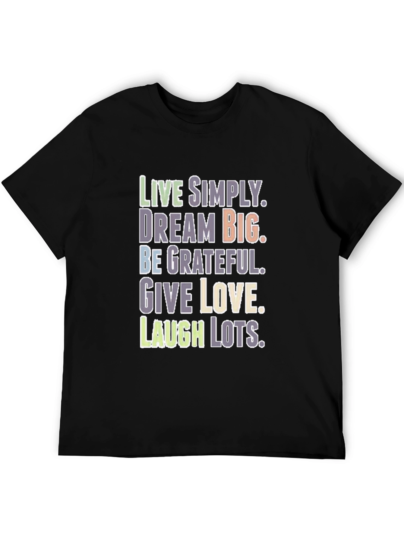 Live Simply Graphic T-Shirt - Inspirational Tee
