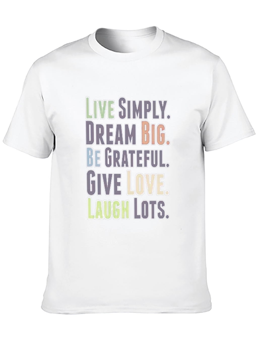 Live Simply Graphic T-Shirt - Inspirational Tee