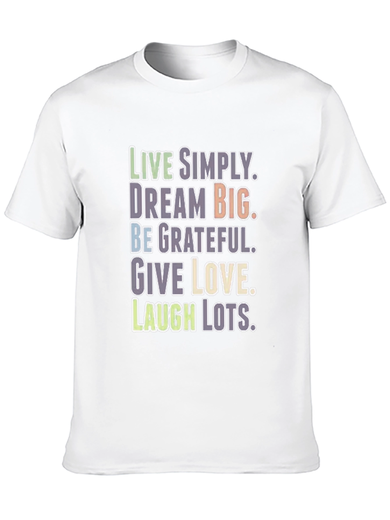 Live Simply Graphic T-Shirt - Inspirational Tee