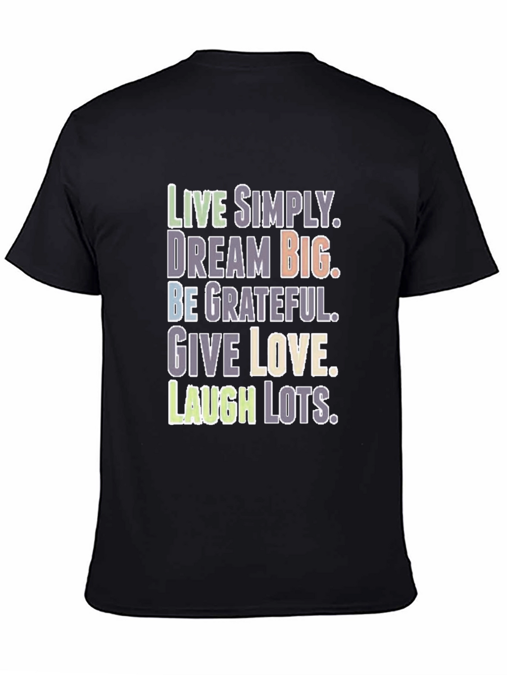 Live Simply Graphic T-Shirt - Inspirational Tee