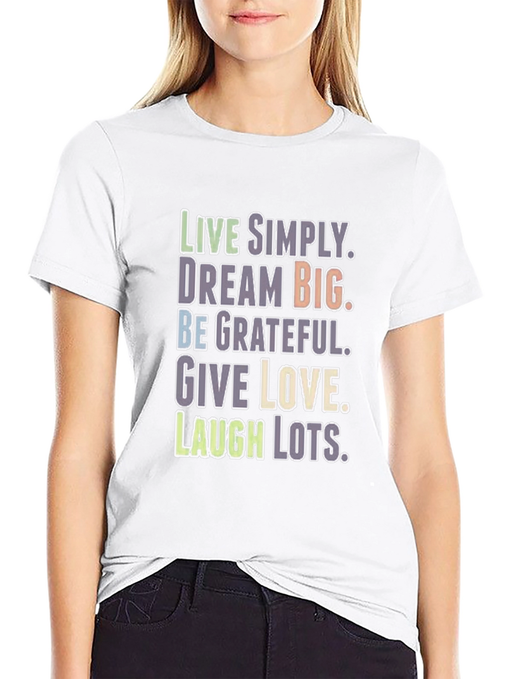 Live Simply Graphic T-Shirt - Inspirational Tee