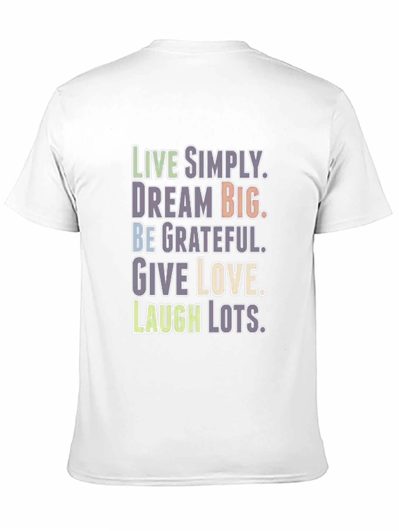 Live Simply Graphic T-Shirt - Inspirational Tee