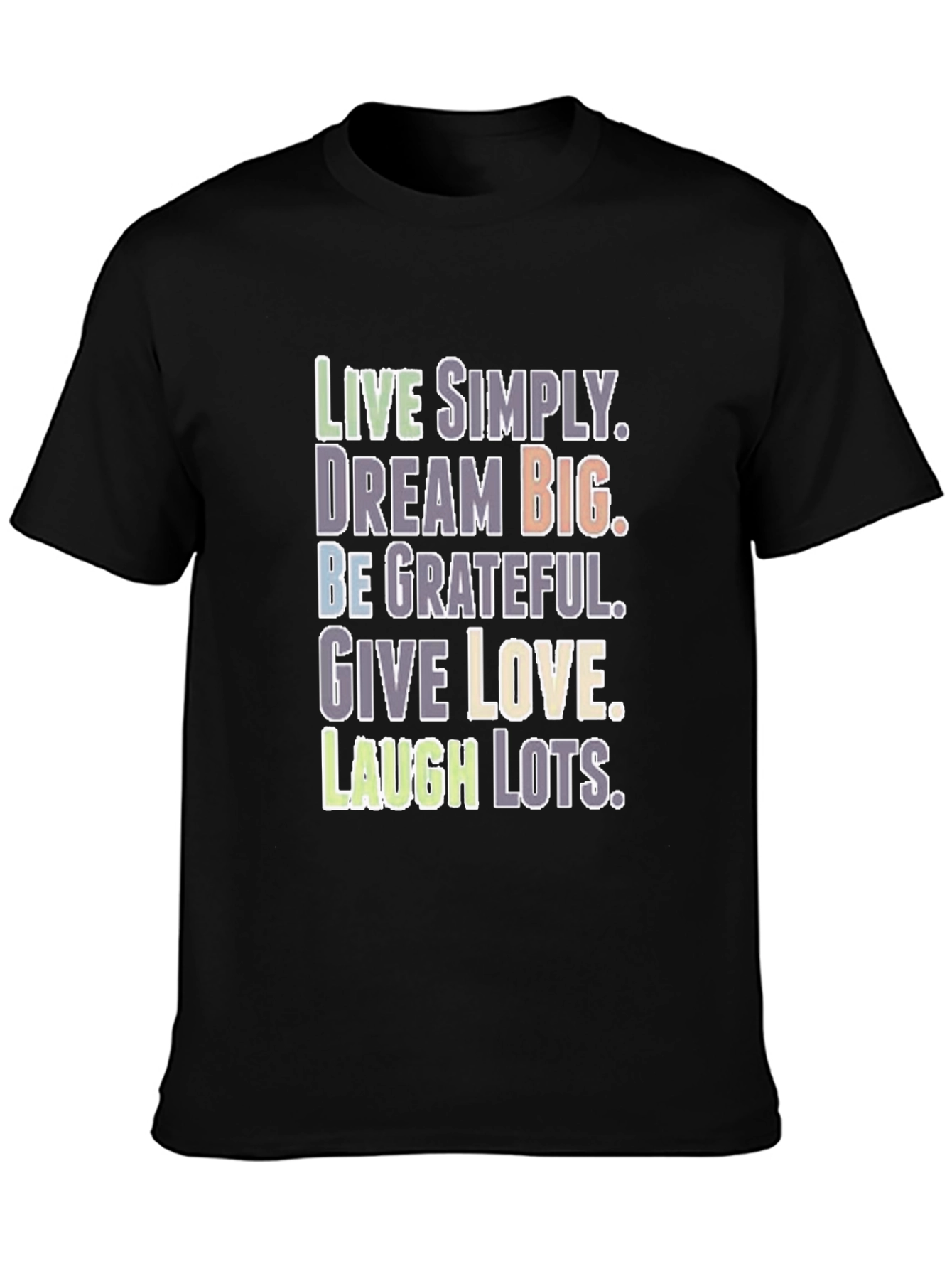 Live Simply Graphic T-Shirt - Inspirational Tee