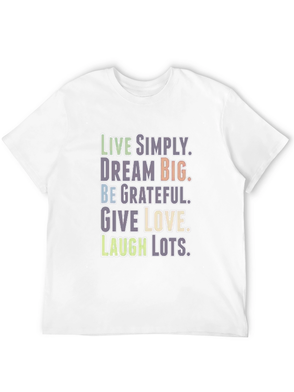 Live Simply Graphic T-Shirt - Inspirational Tee