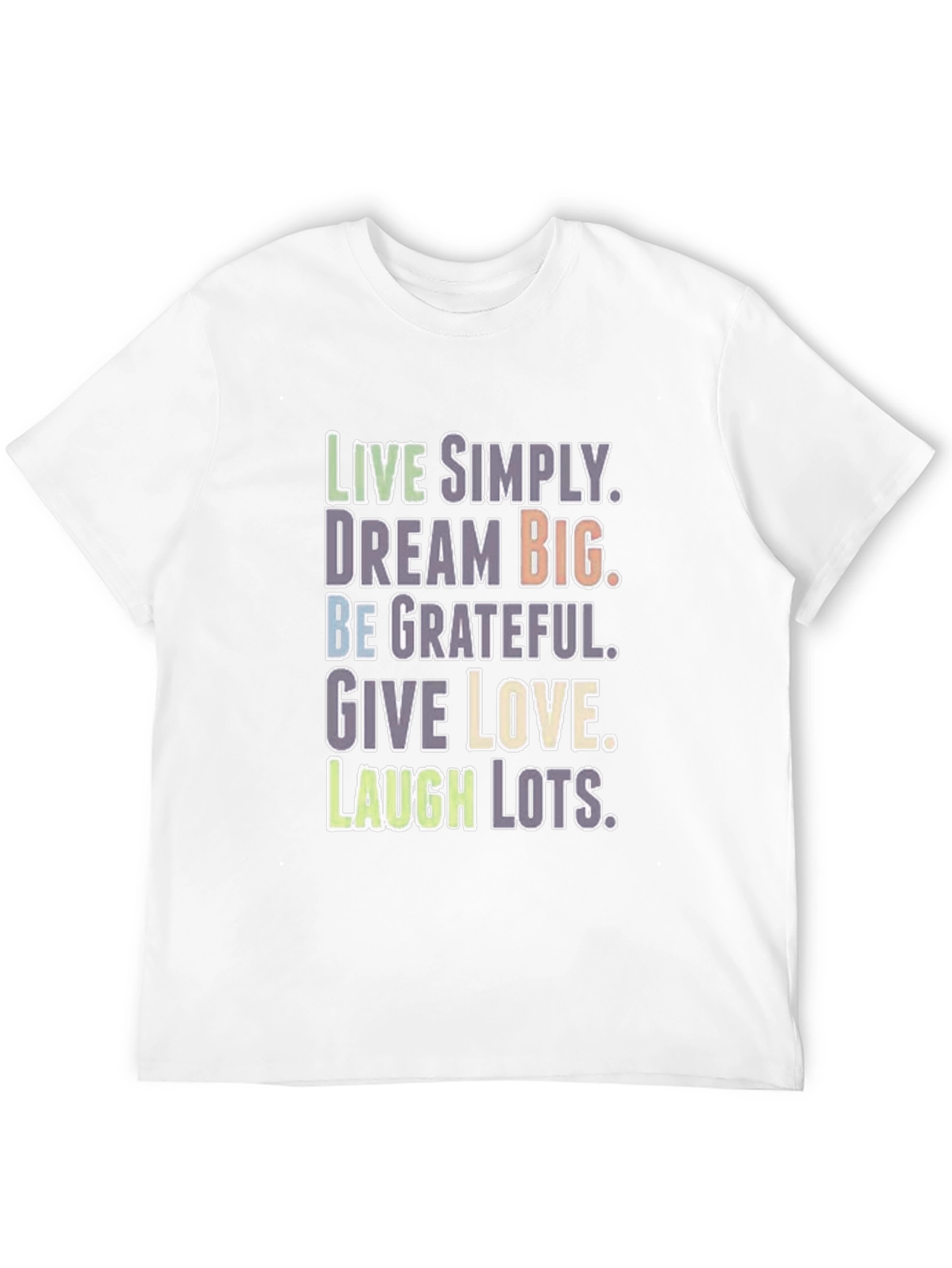 Live Simply Graphic T-Shirt - Inspirational Tee