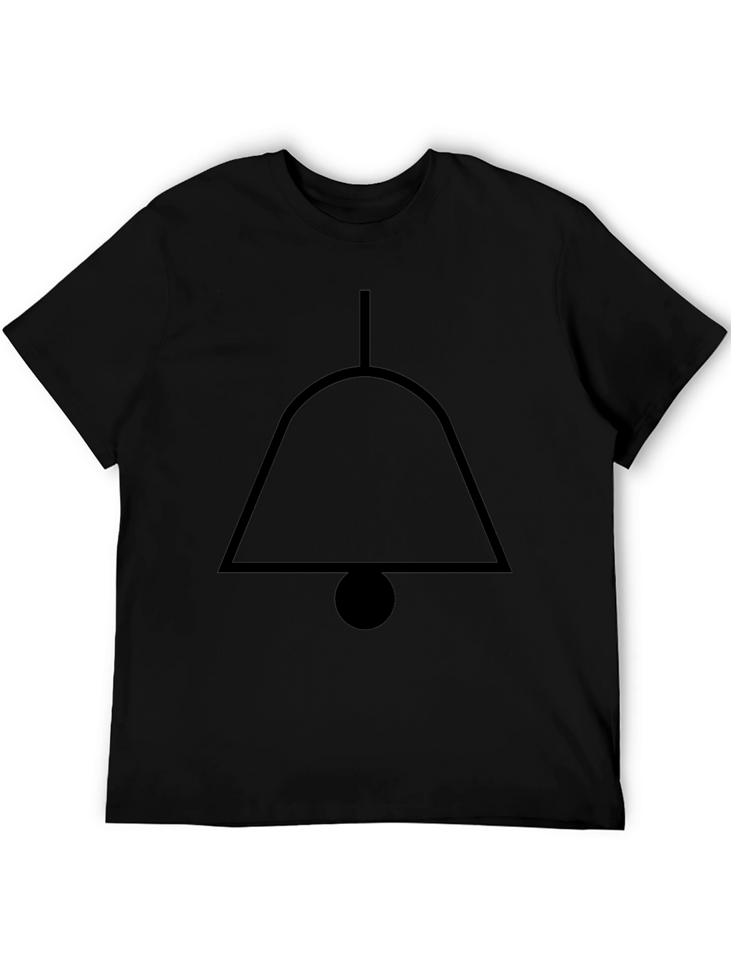Bell Symbol Black Graphic T-Shirt