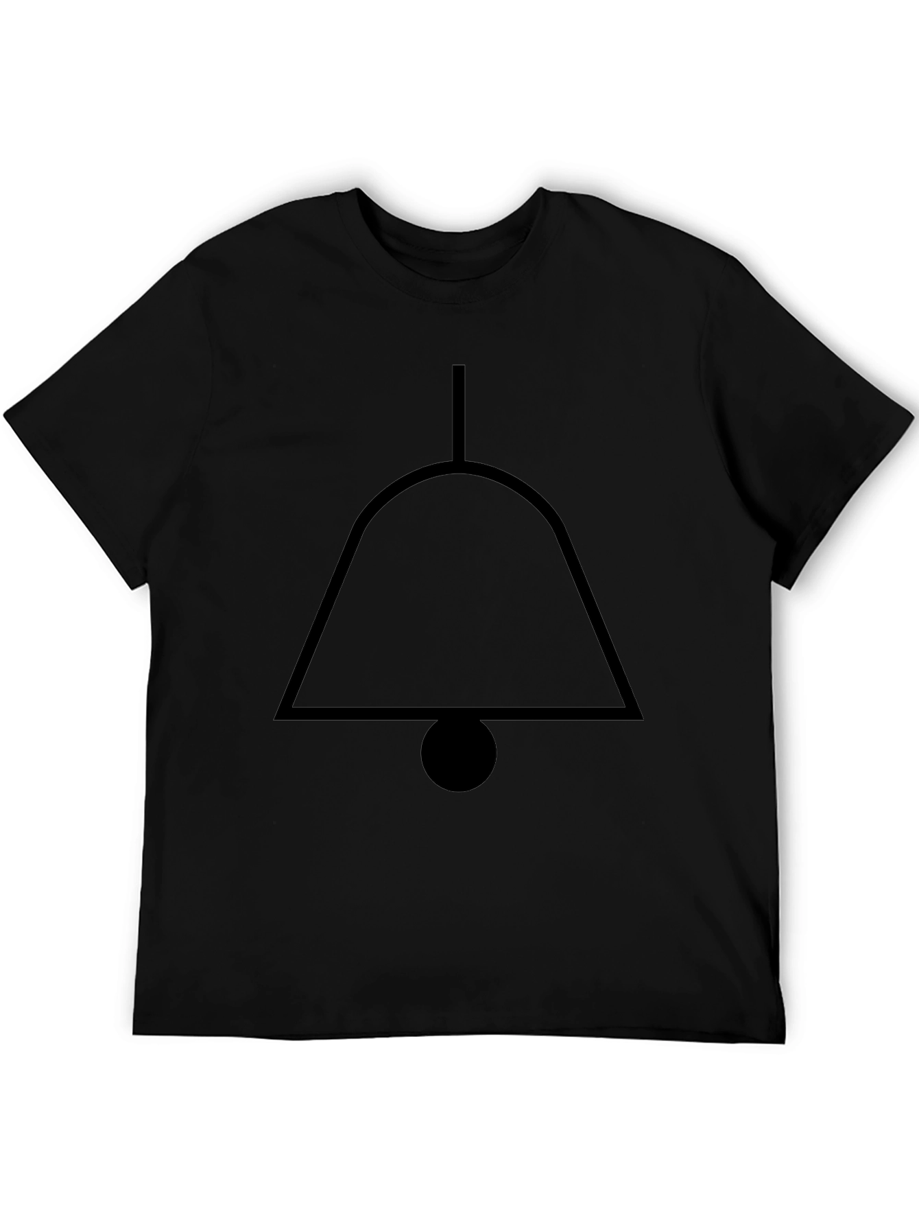 Bell Symbol Black Graphic T-Shirt