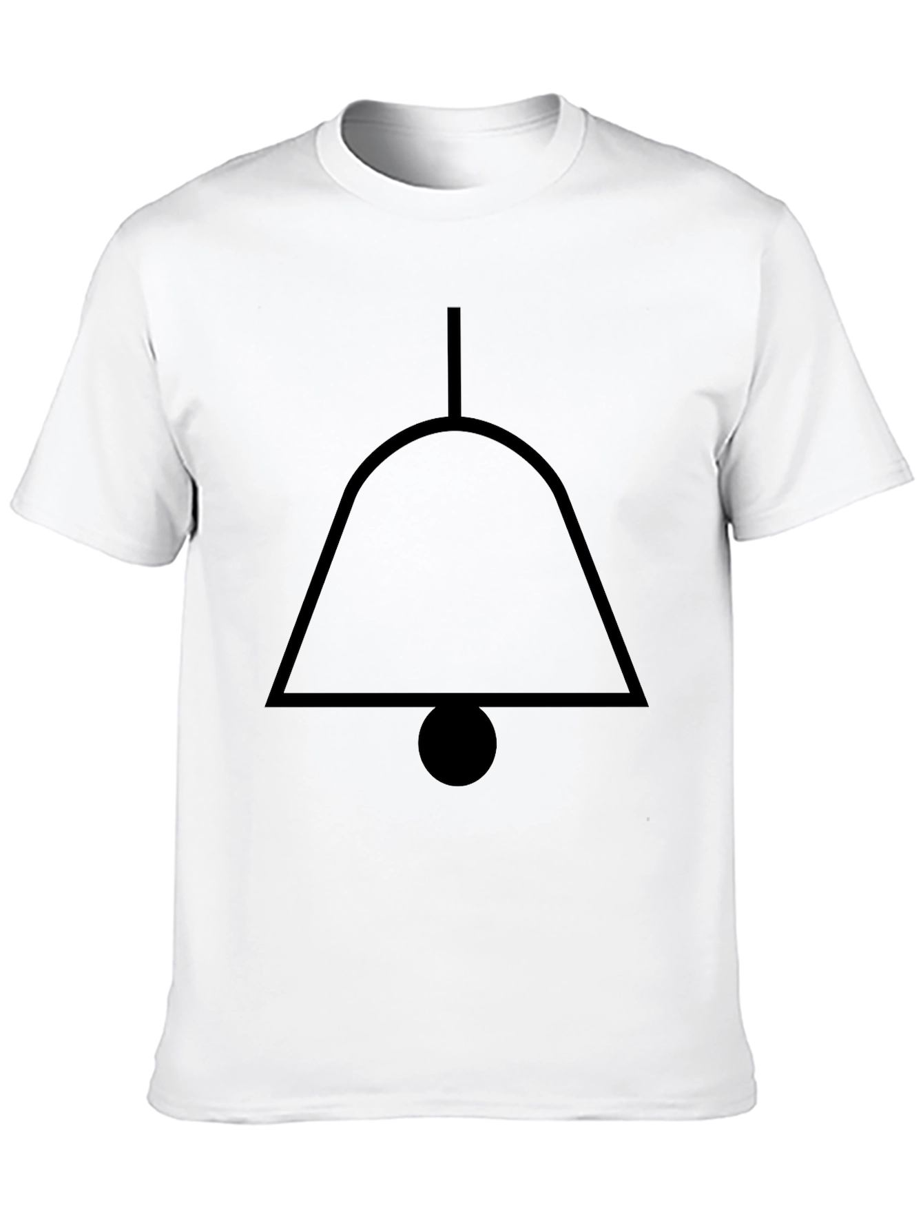 Bell Symbol Black Graphic T-Shirt