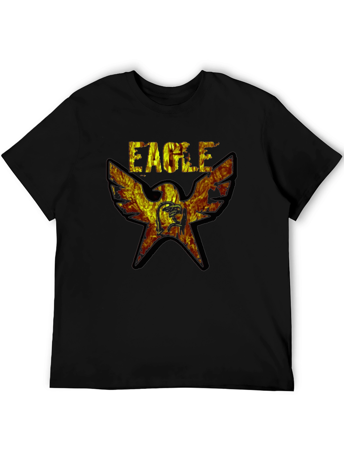 Fiery Eagle Graphic T-Shirt - Bold & Unique Design