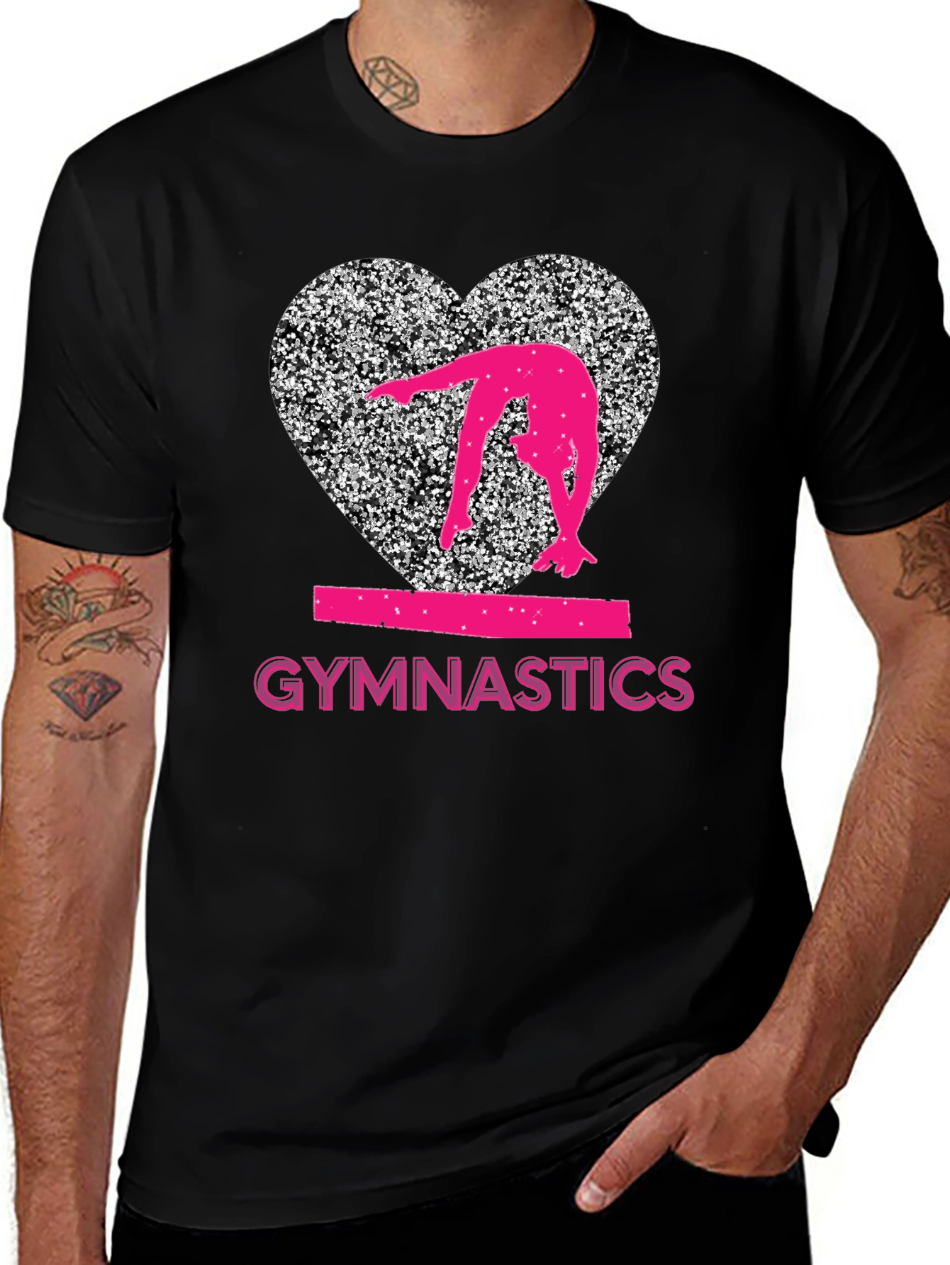 Gymnastics Heart T-Shirt - Sporty Style