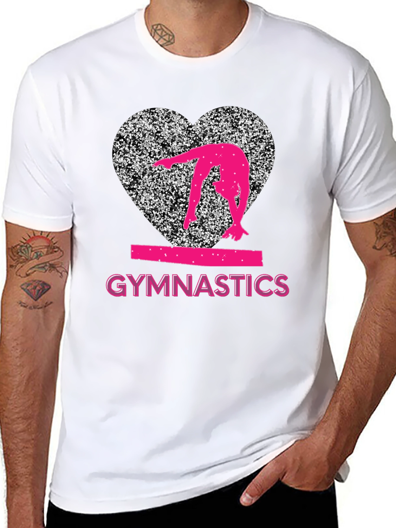Gymnastics Heart T-Shirt - Sporty Style