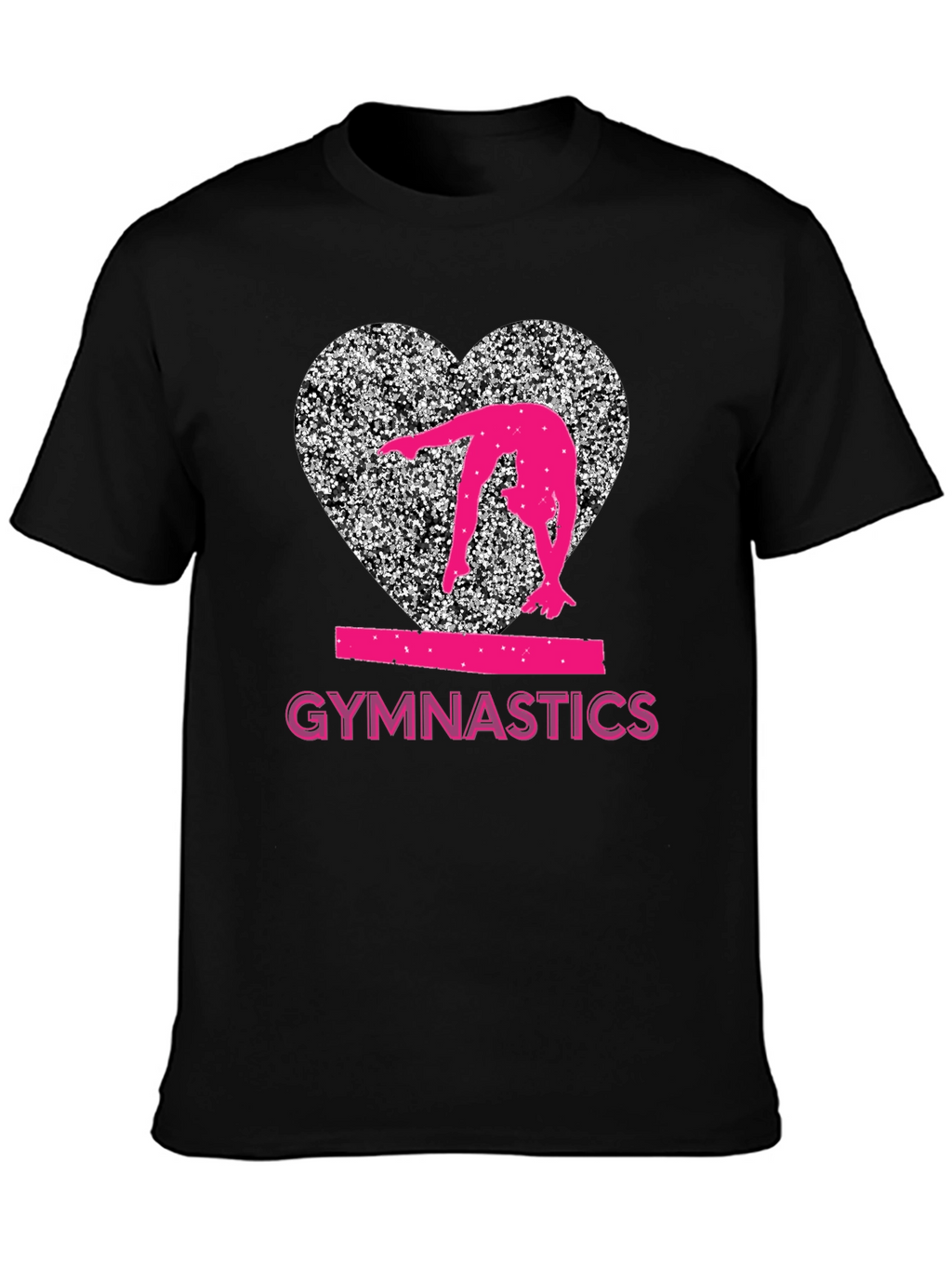 Gymnastics Heart T-Shirt - Sporty Style