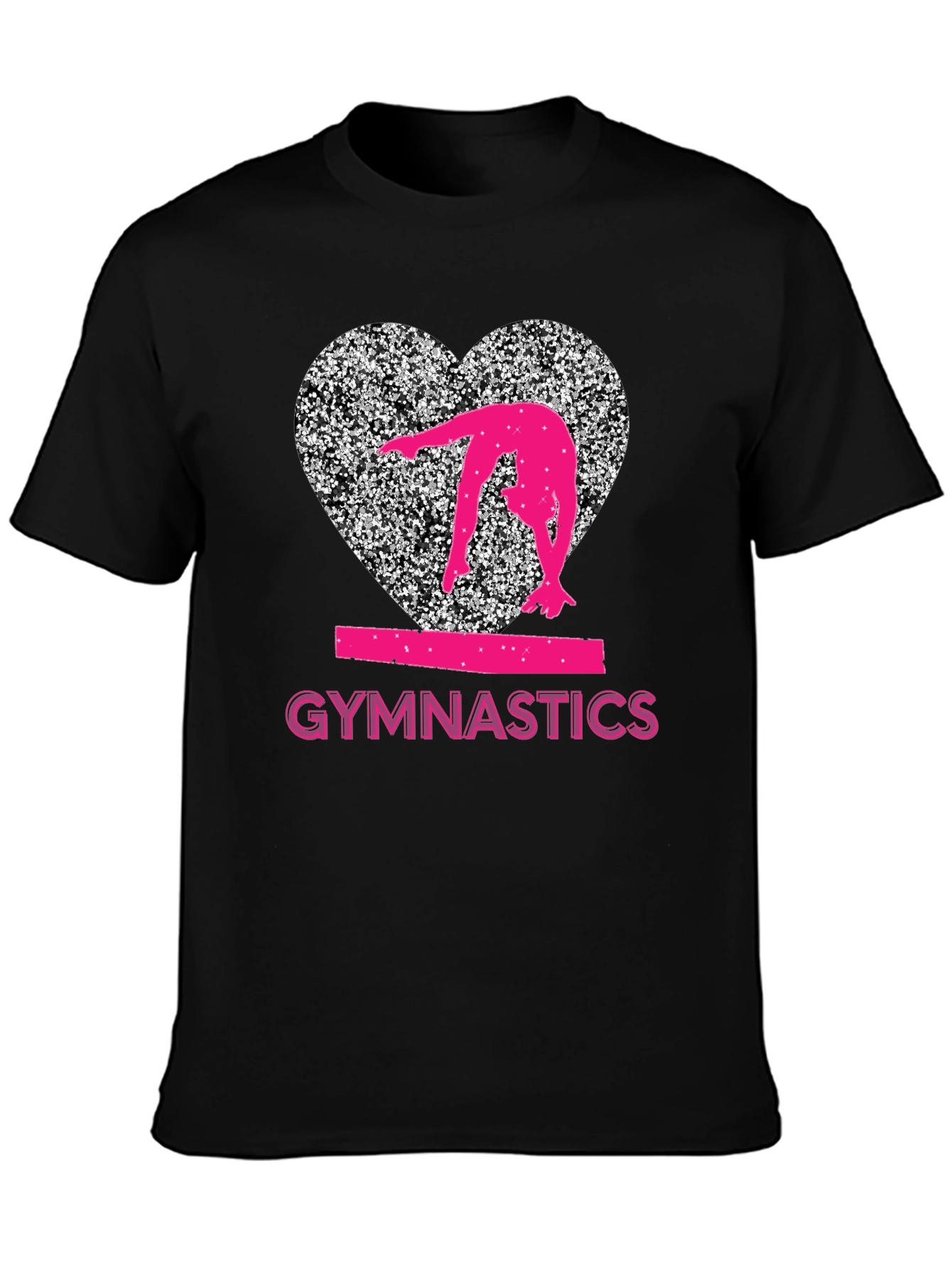Gymnastics Heart T-Shirt - Sporty Style