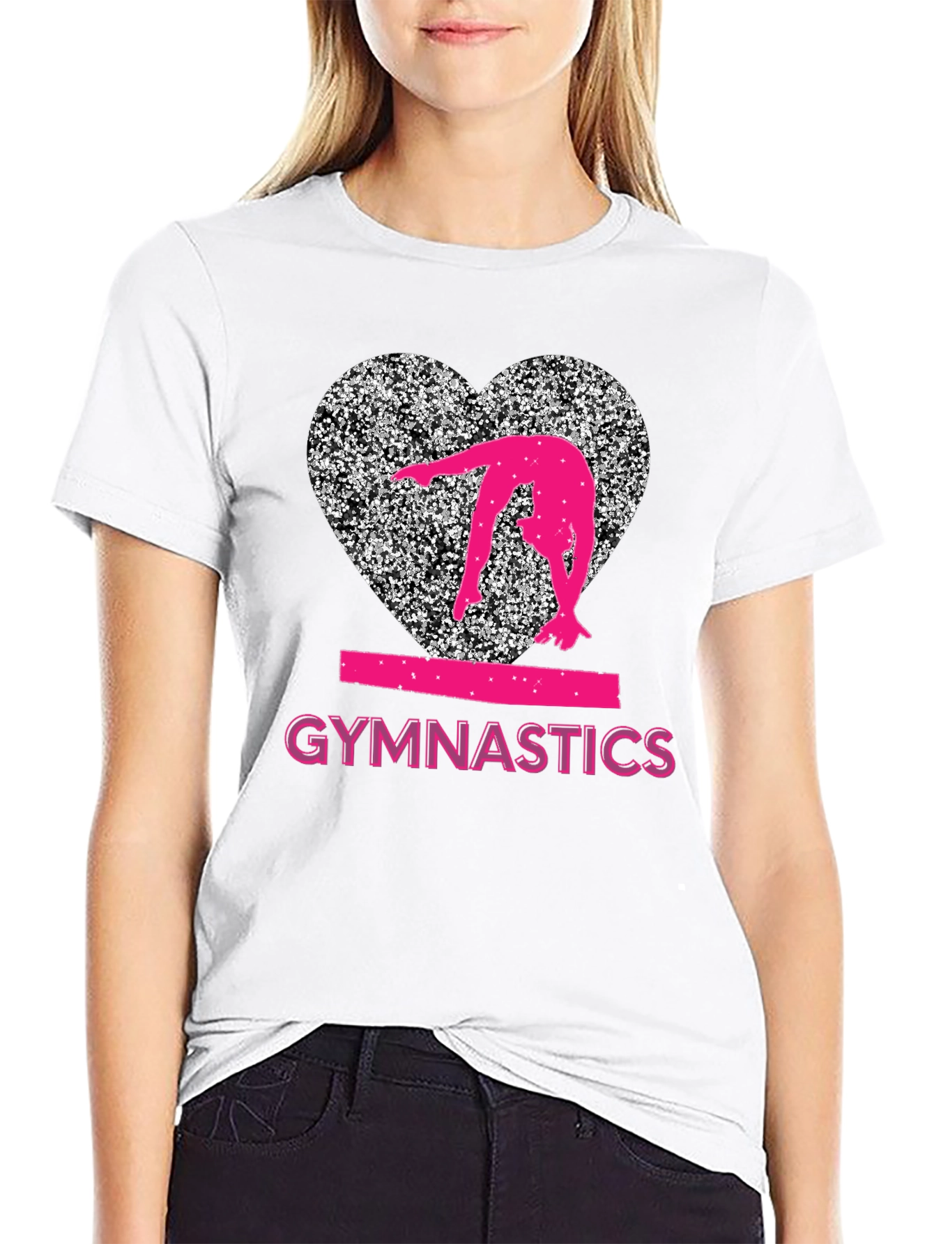 Gymnastics Heart T-Shirt - Sporty Style