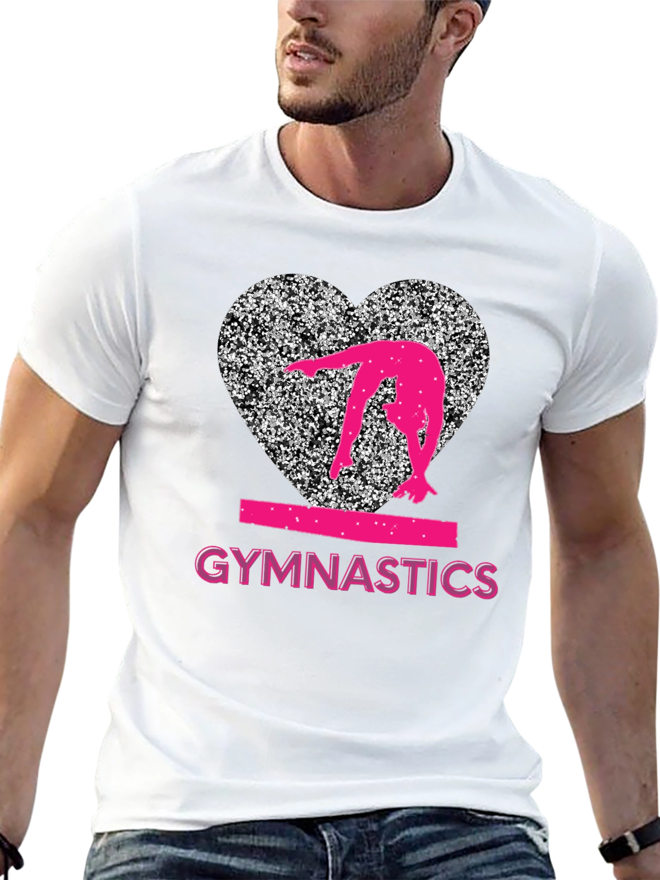 Gymnastics Heart T-Shirt - Sporty Style