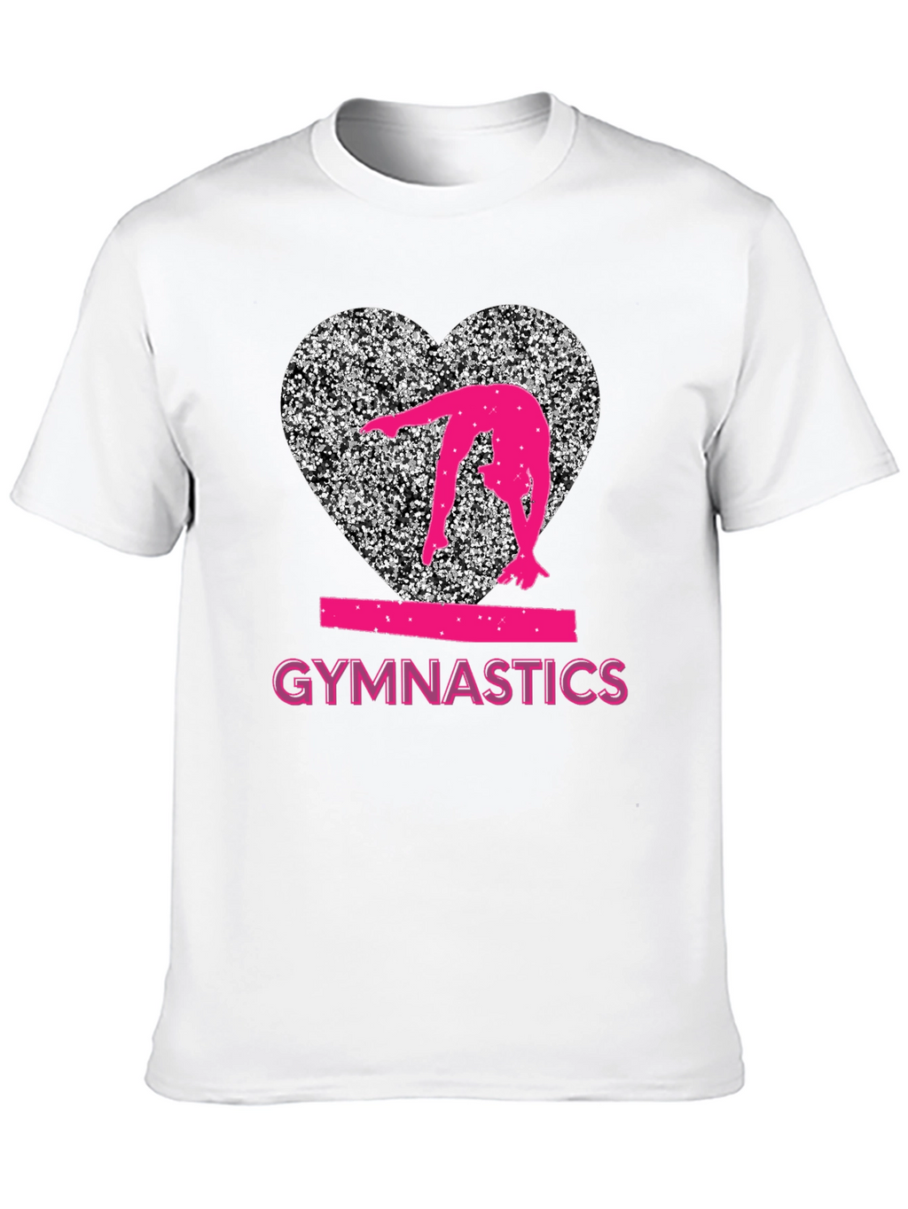 Gymnastics Heart T-Shirt - Sporty Style