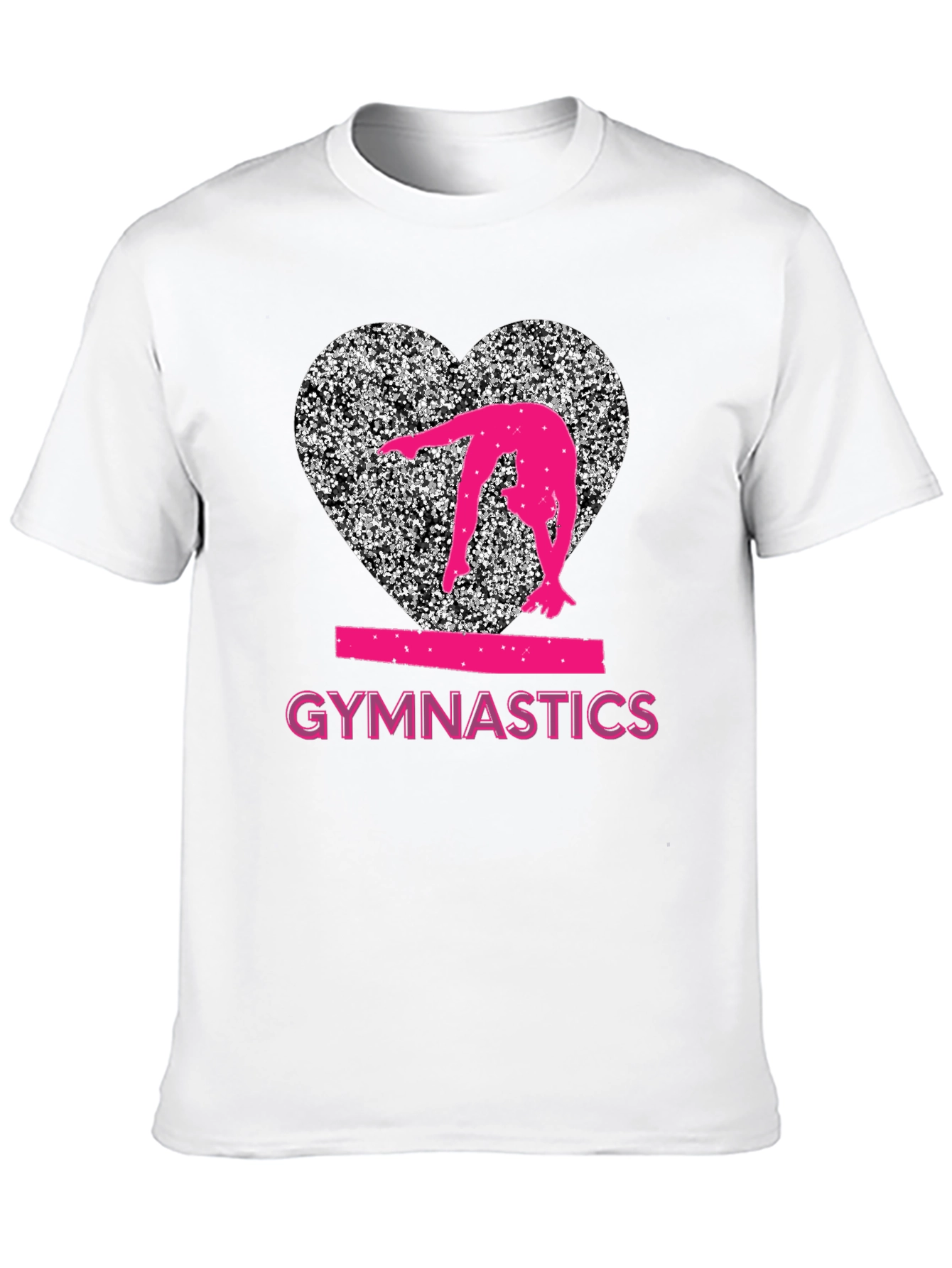 Gymnastics Heart T-Shirt - Sporty Style