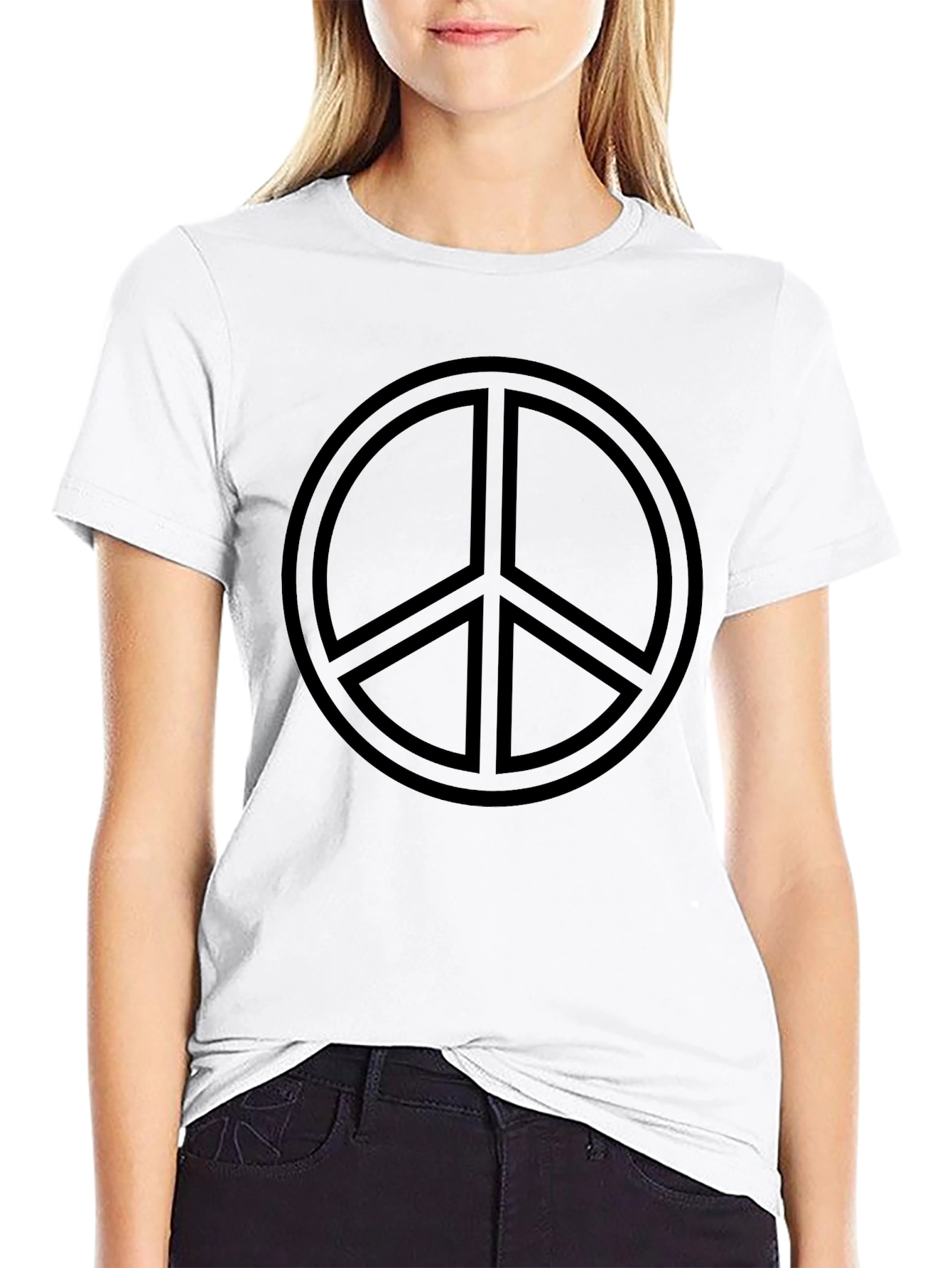 Peace Sign Graphic T-Shirt - Menswear