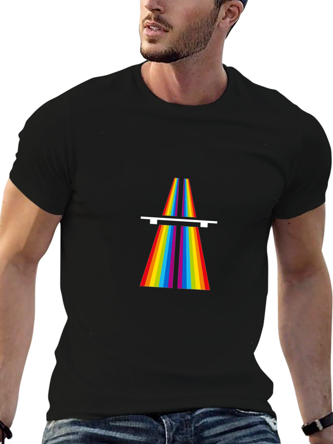 Rainbow Prism Tee - Classic Design