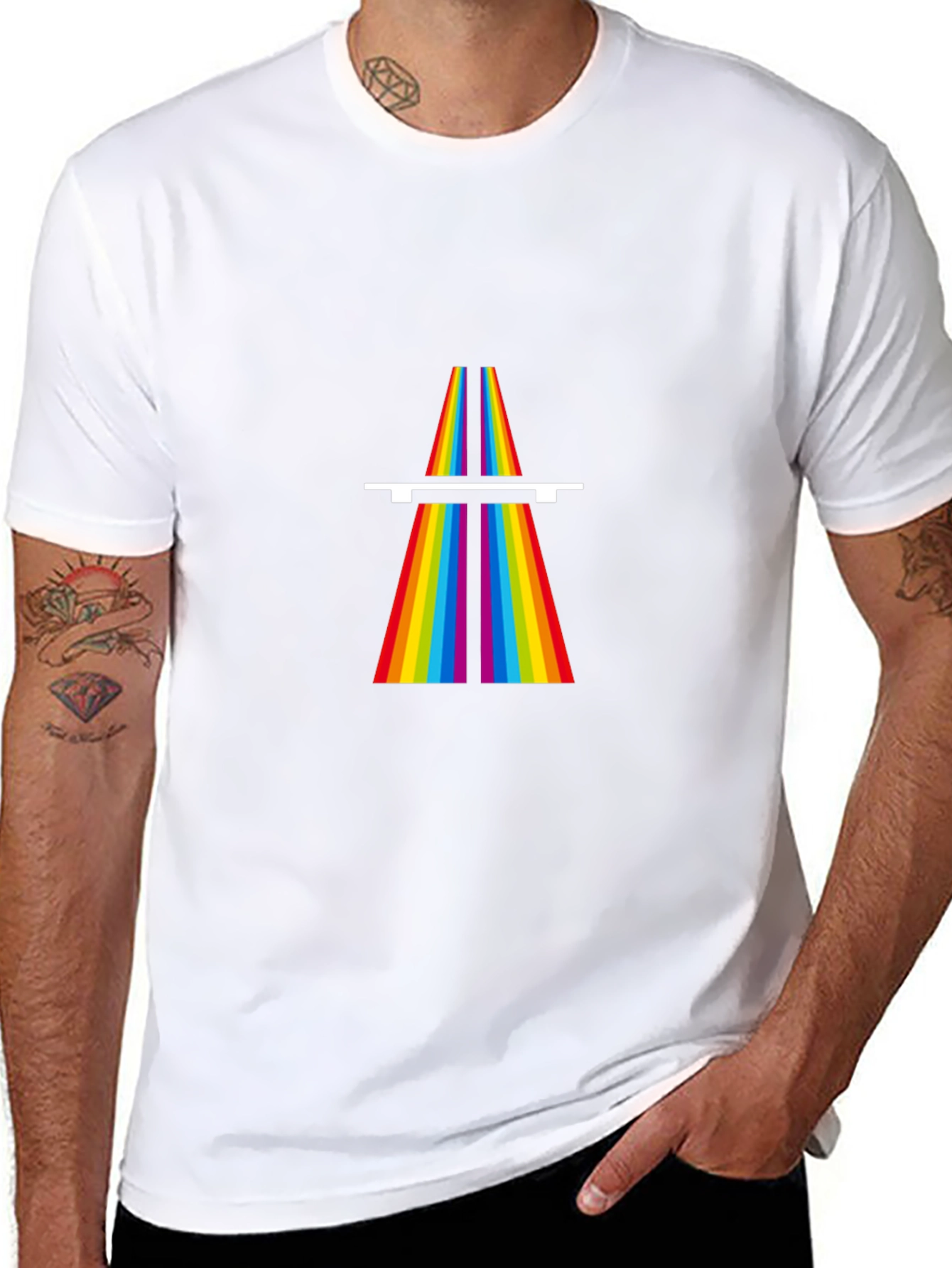 Rainbow Prism Tee - Classic Design