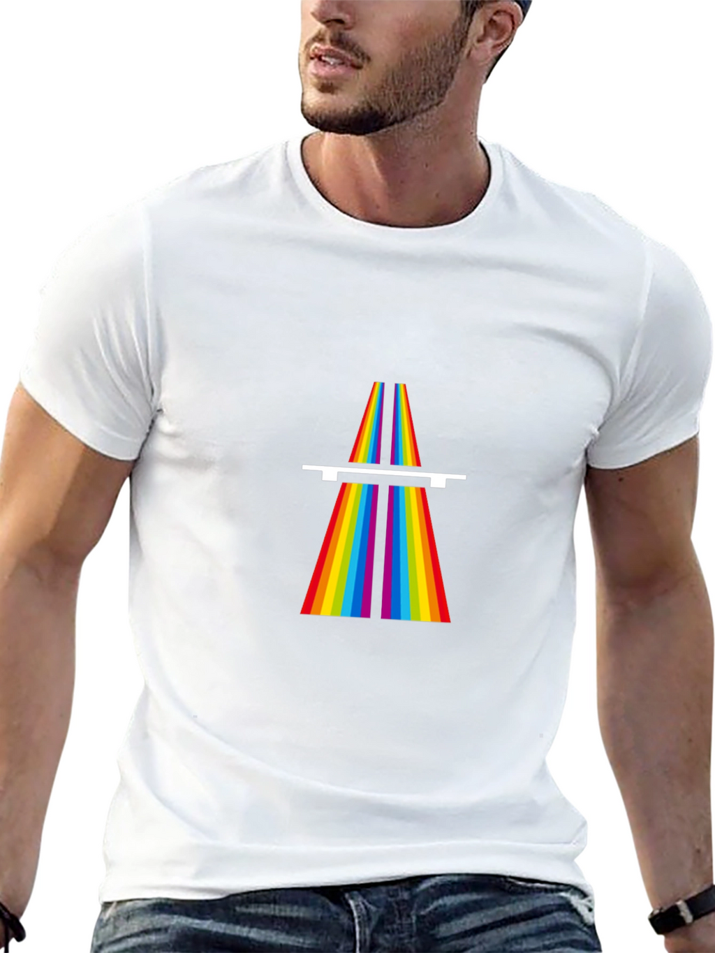 Rainbow Prism Tee - Classic Design