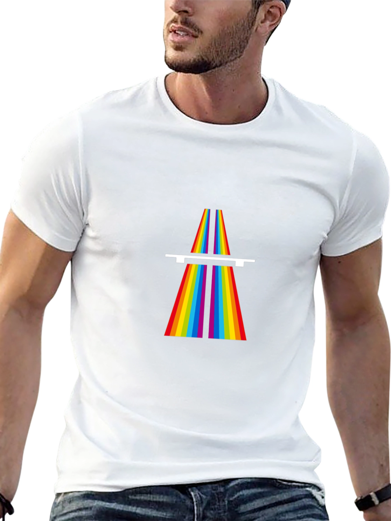 Rainbow Prism Tee - Classic Design