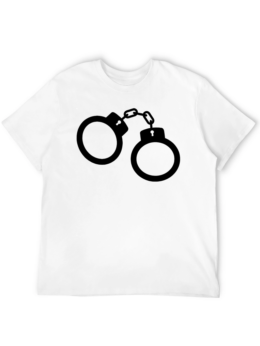Handcuffs Graphic Black T-Shirt
