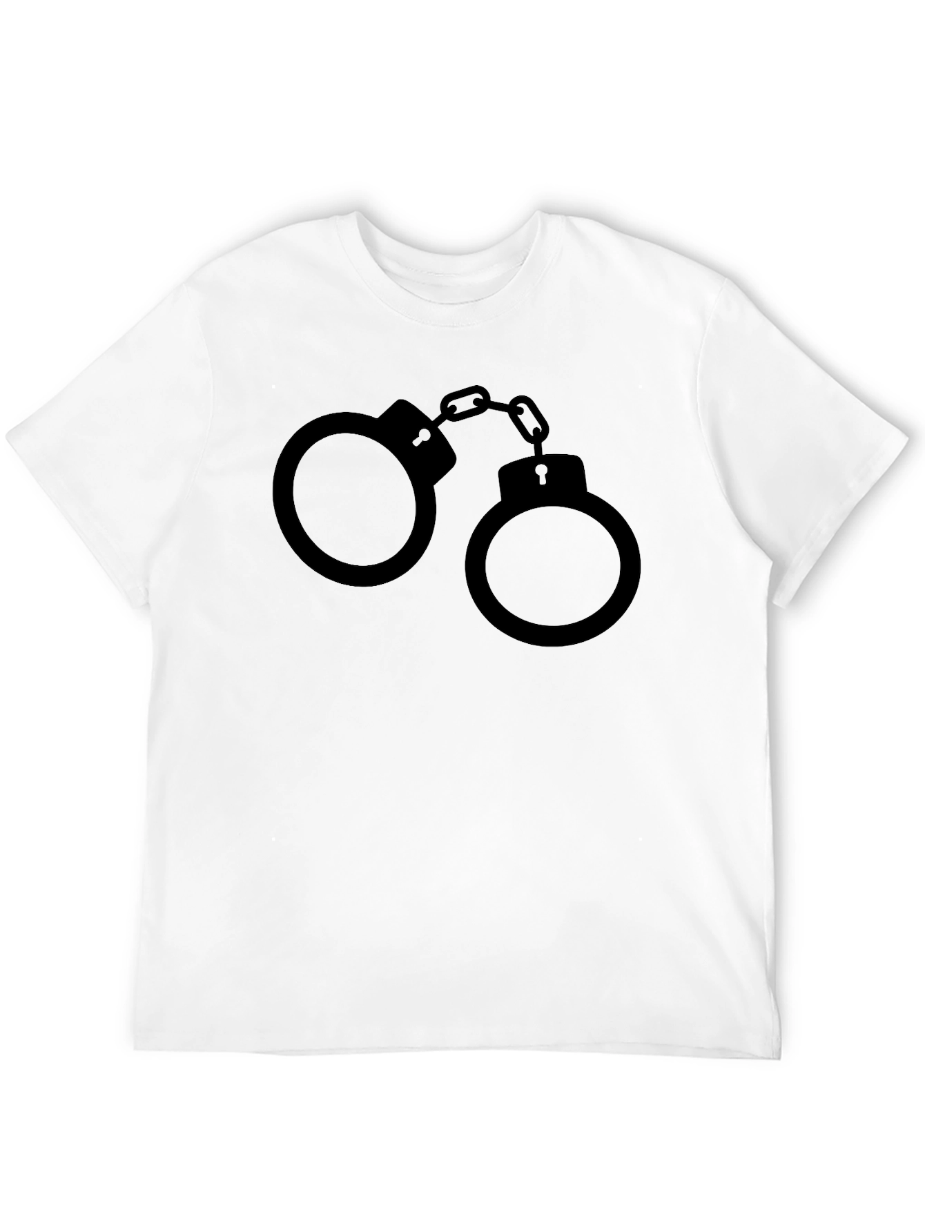 Handcuffs Graphic Black T-Shirt