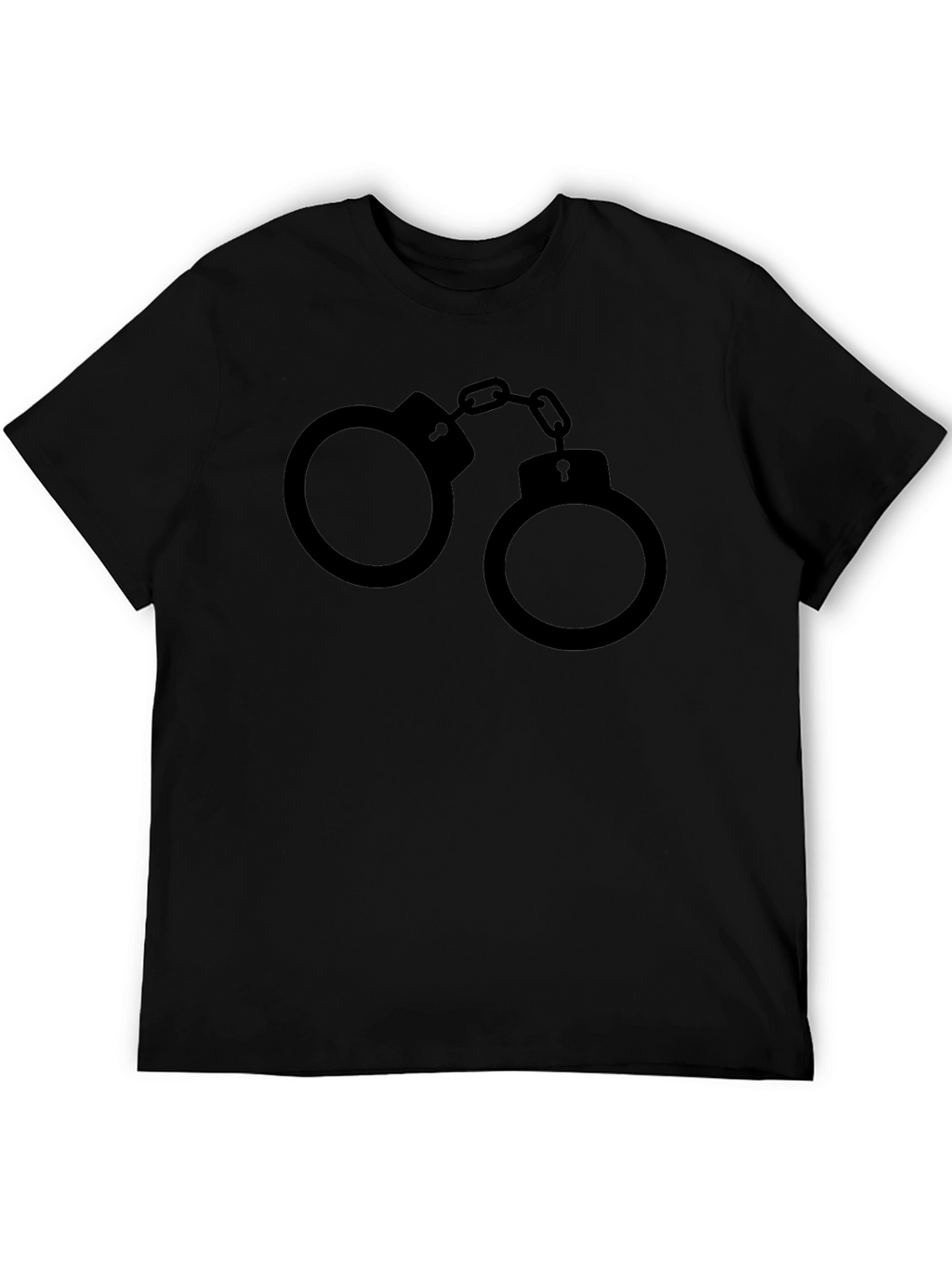 Handcuffs Graphic Black T-Shirt