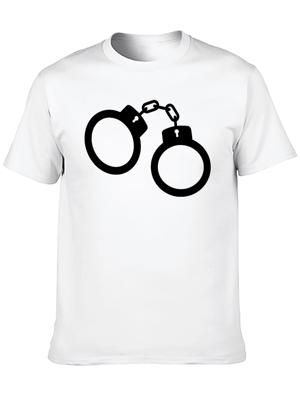Handcuffs Graphic Black T-Shirt