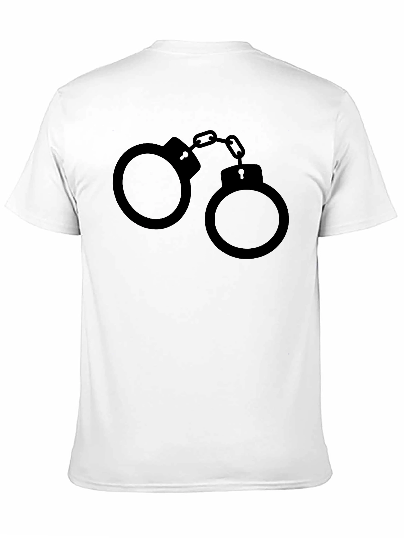 Handcuffs Graphic Black T-Shirt