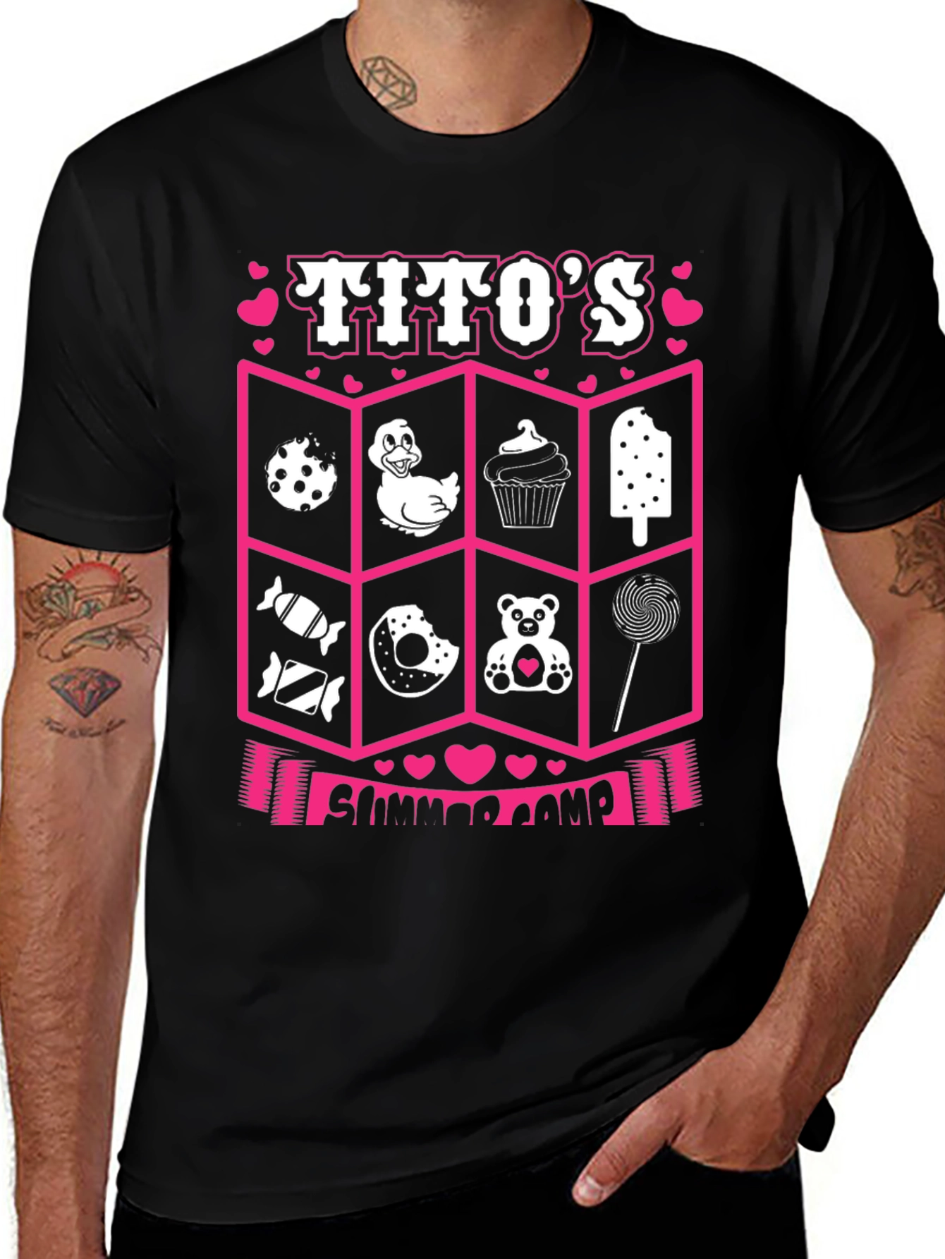 Titos Summer Camp Graphic T-Shirt