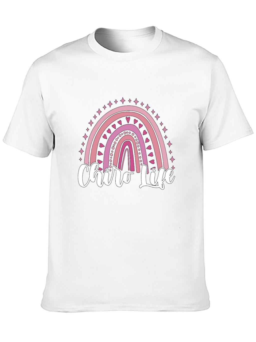 Chiro Life Rainbow Graphic T-Shirt