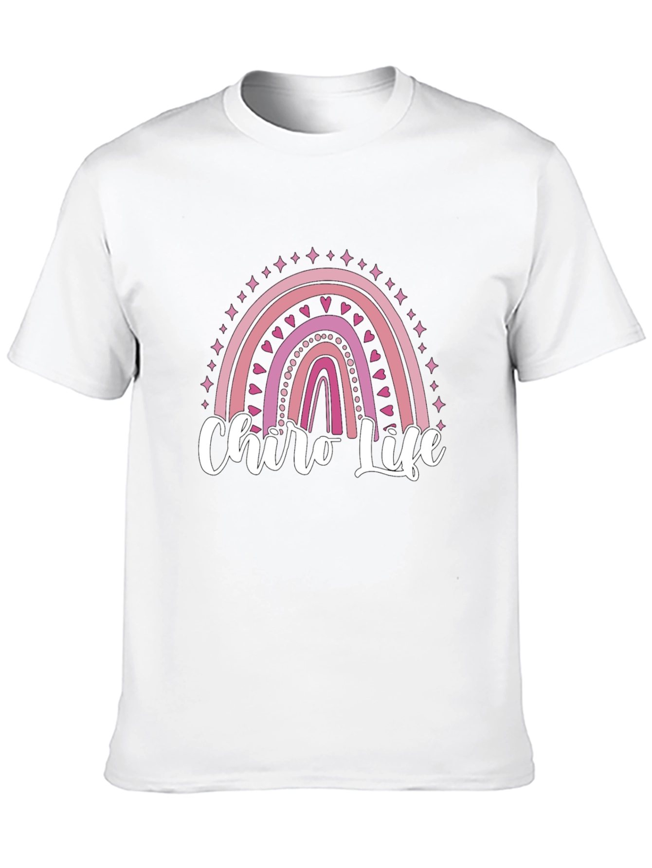 Chiro Life Rainbow Graphic T-Shirt
