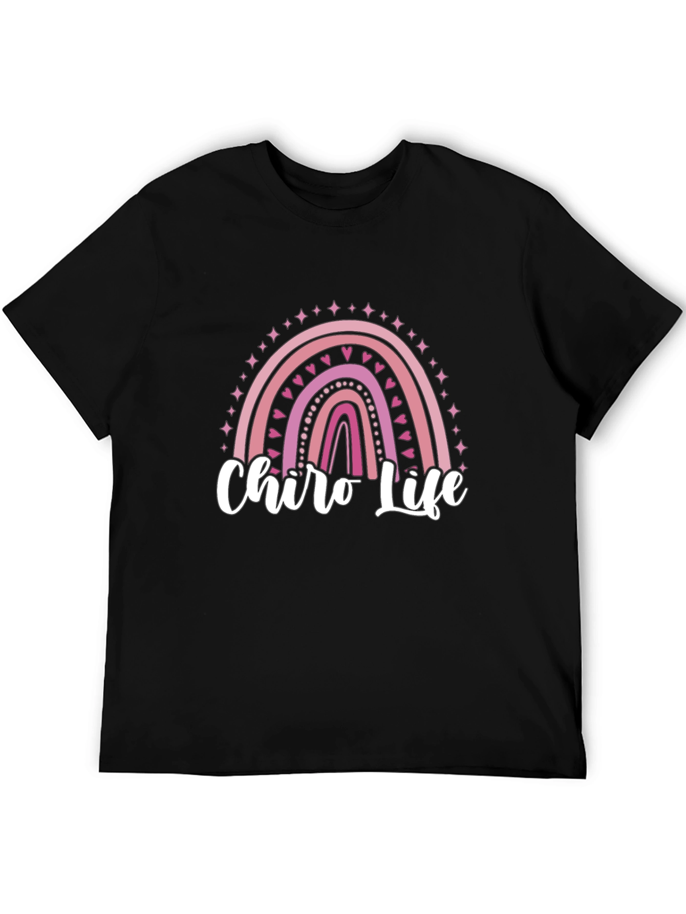 Chiro Life Rainbow Graphic T-Shirt