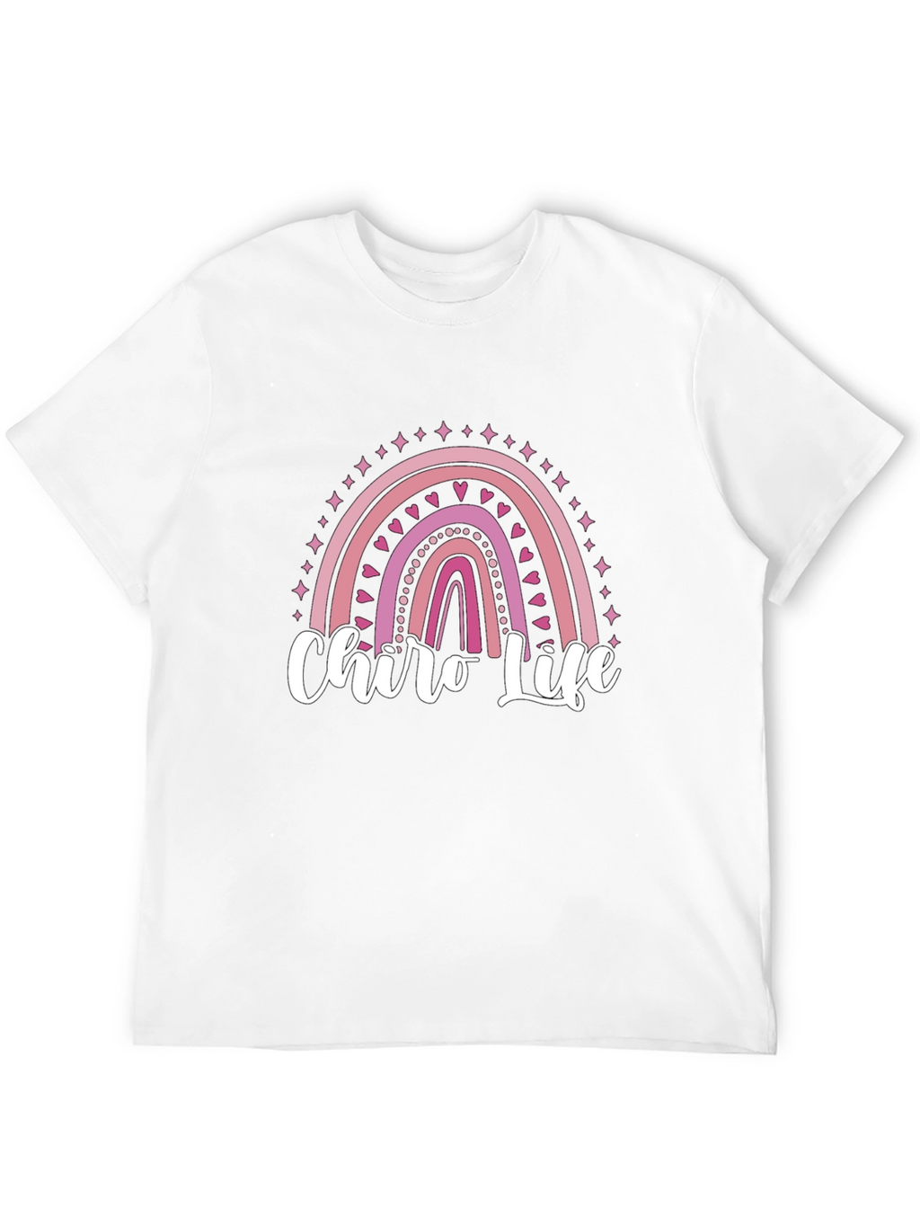 Chiro Life Rainbow Graphic T-Shirt