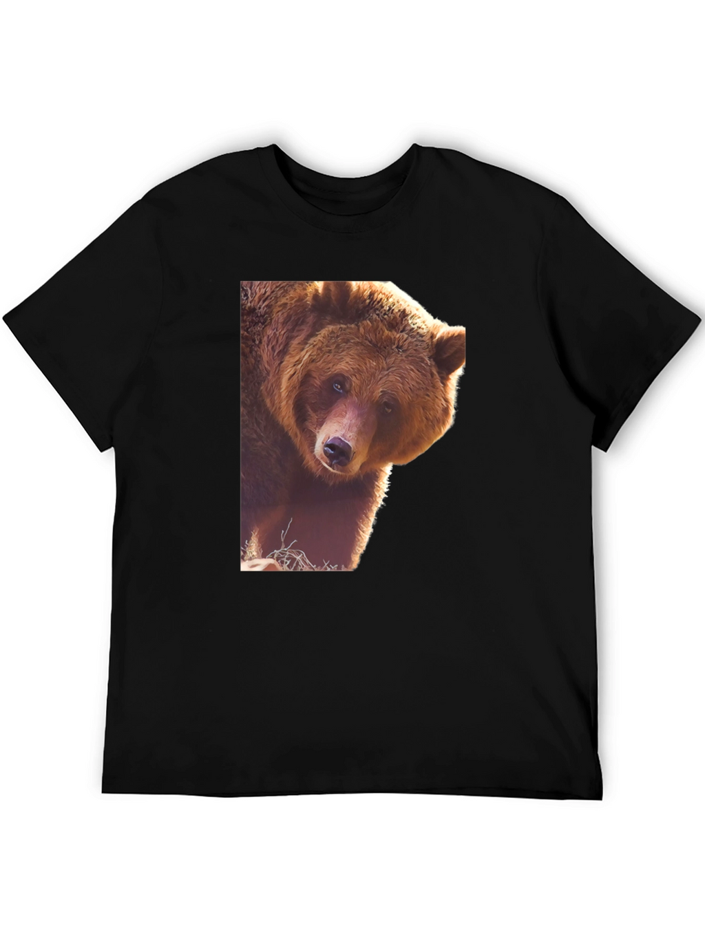 Bear Graphic Black T-Shirt