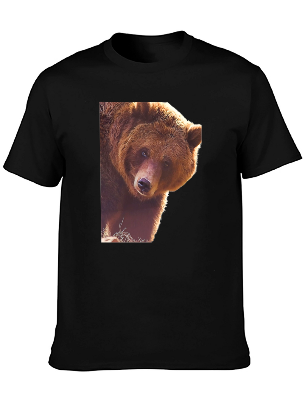 Bear Graphic Black T-Shirt