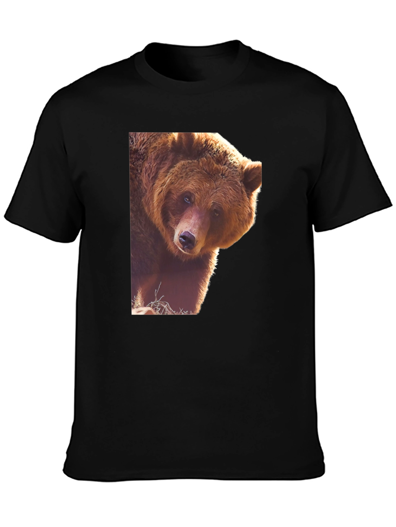 Bear Graphic Black T-Shirt