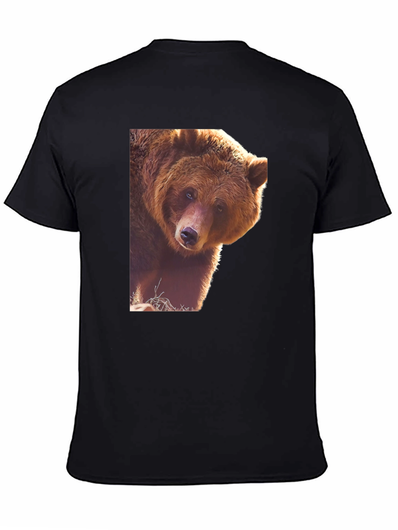 Bear Graphic Black T-Shirt