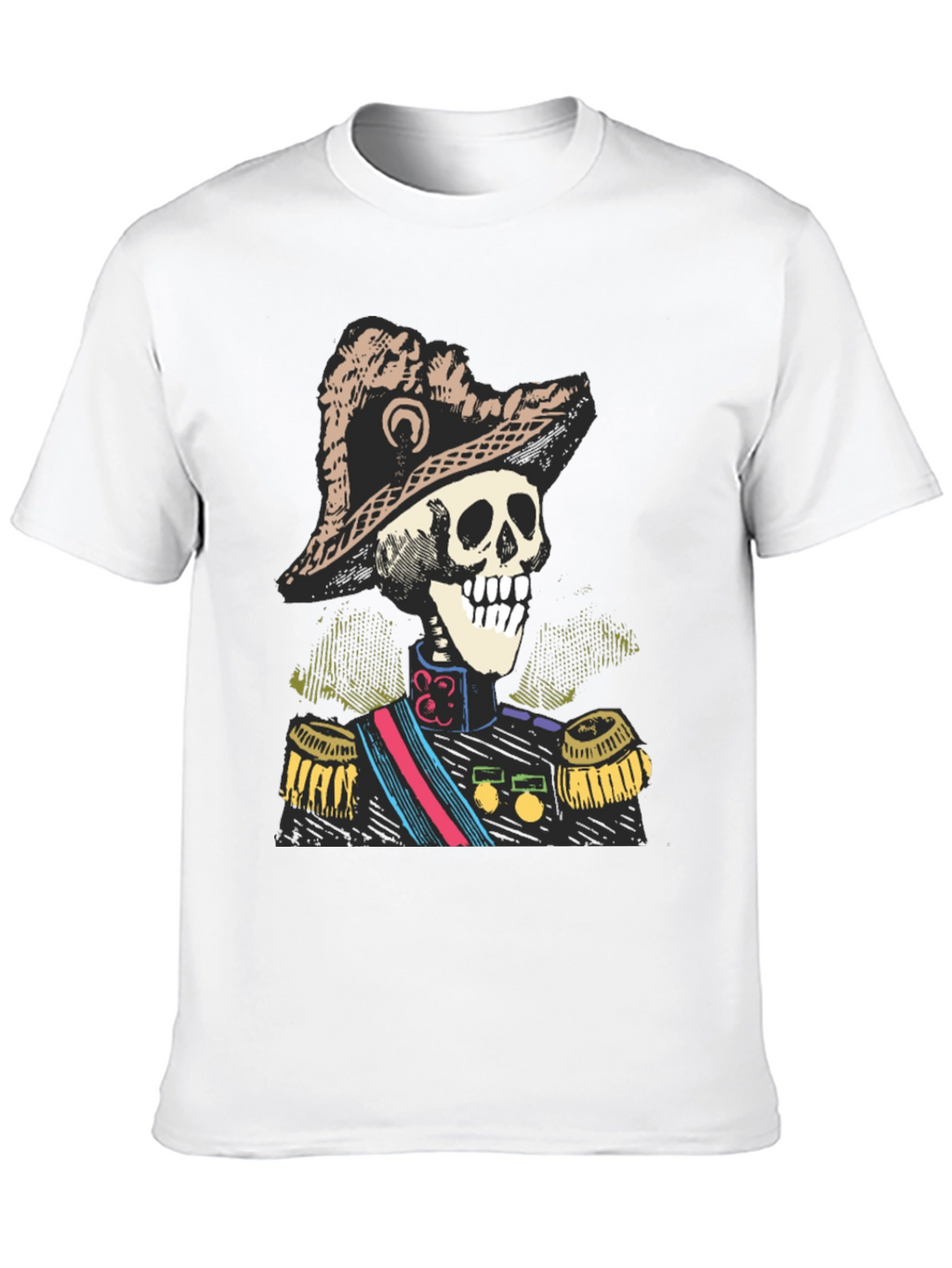 Skeleton General T-Shirt - Unique Design