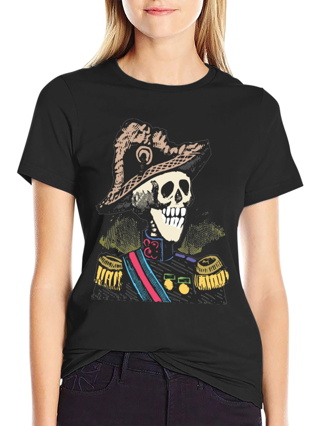 Skeleton General T-Shirt - Unique Design