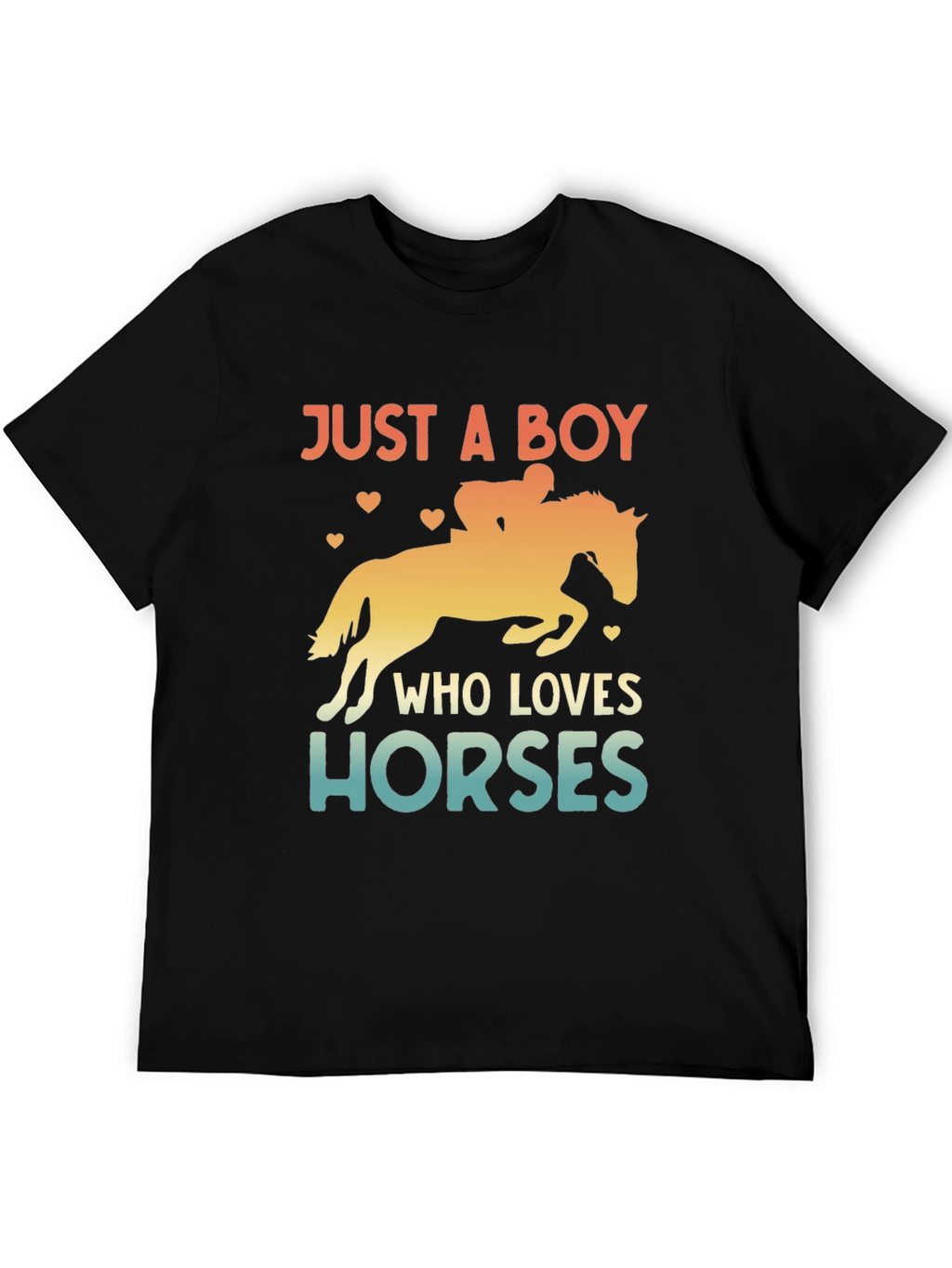 Just a Boy Who Loves Horses T-Shirt