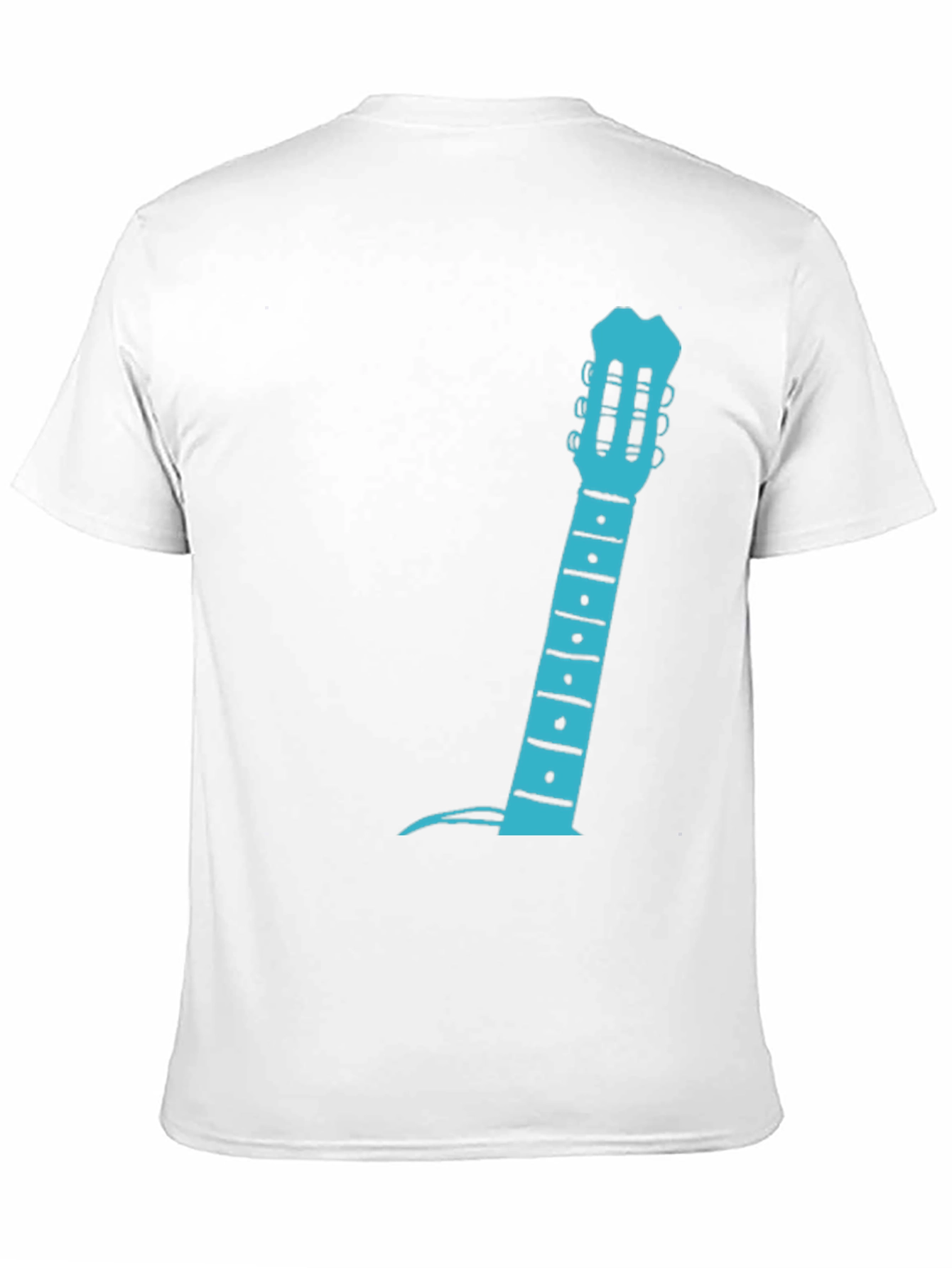 Guitar Neck Graphic Tee - Black