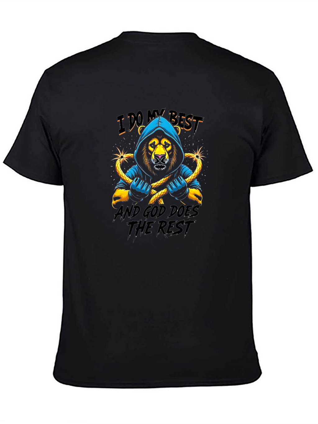 I Do My Best Lion Graphic T-Shirt