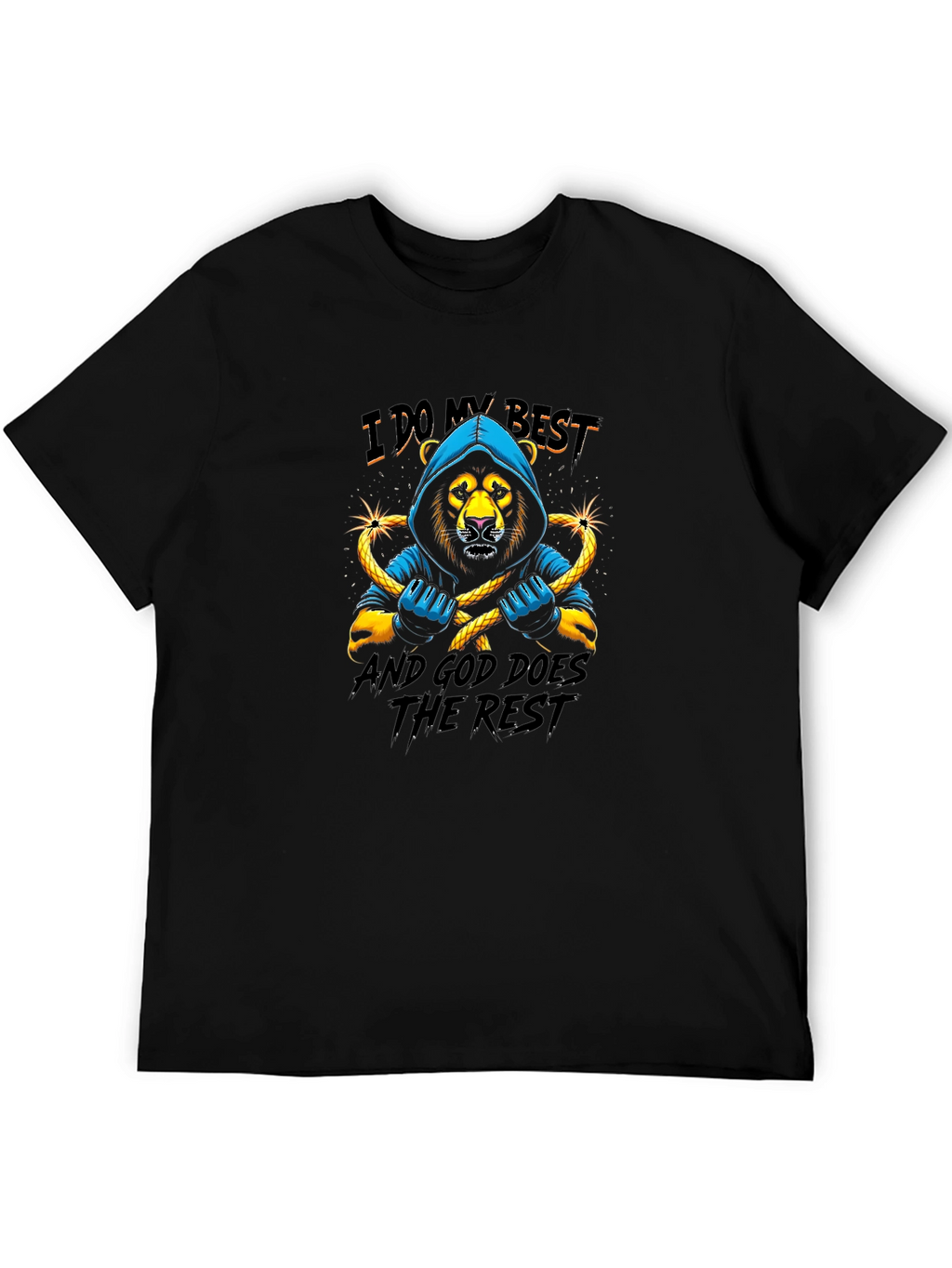 I Do My Best Lion Graphic T-Shirt