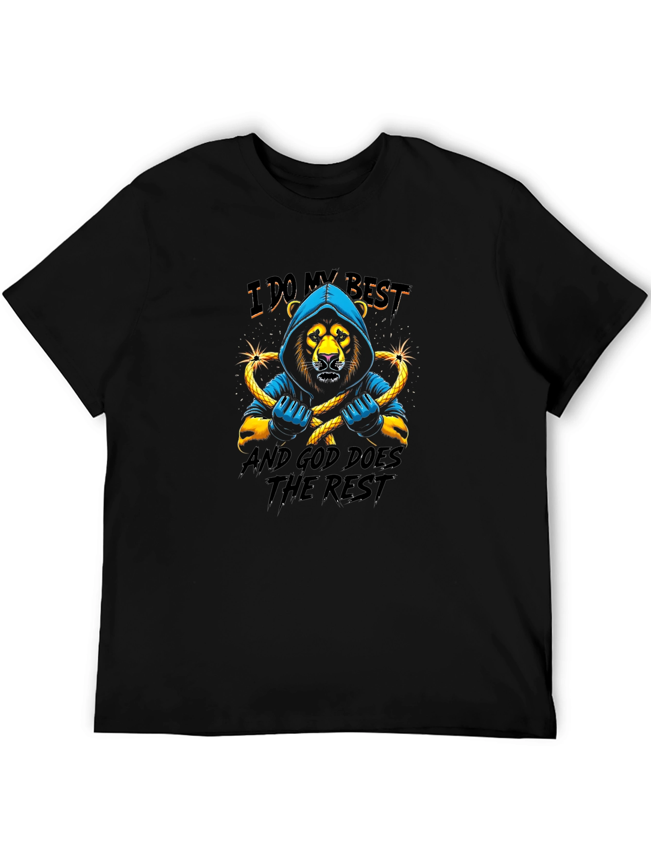 I Do My Best Lion Graphic T-Shirt