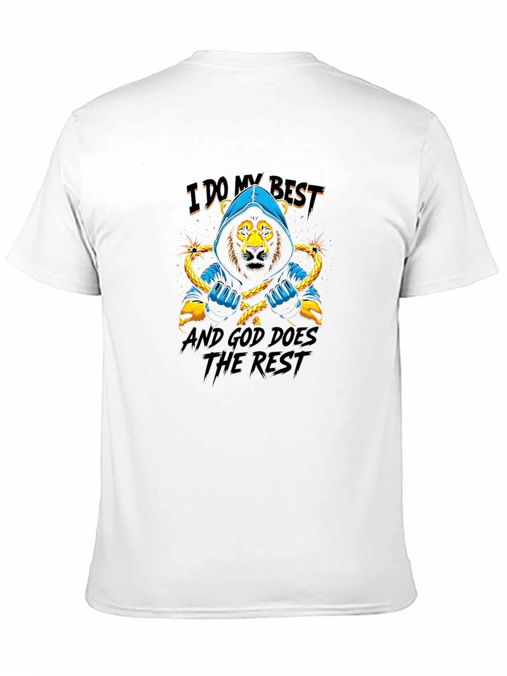 I Do My Best Lion Graphic T-Shirt