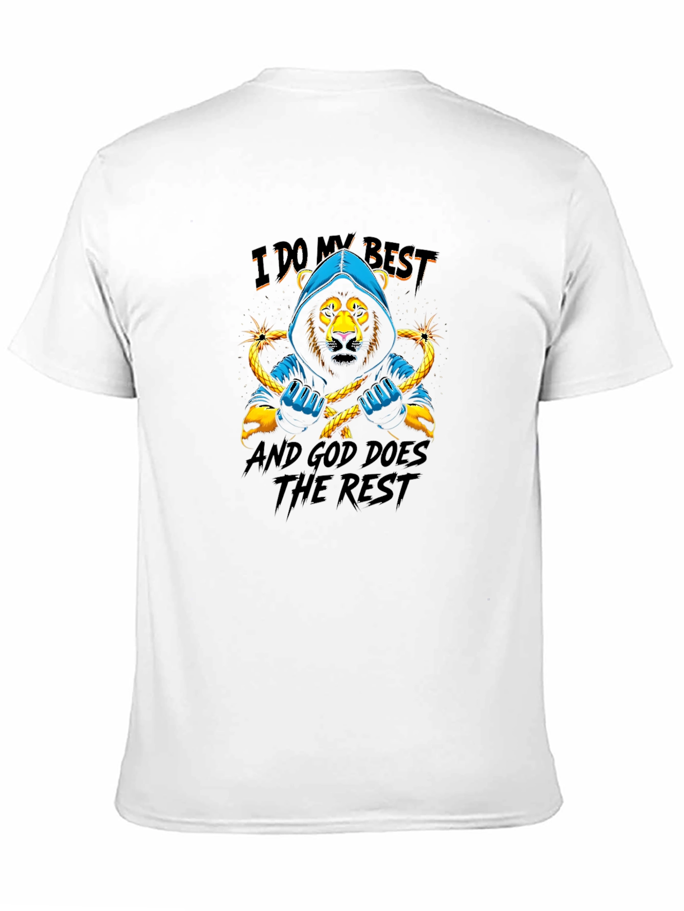 I Do My Best Lion Graphic T-Shirt