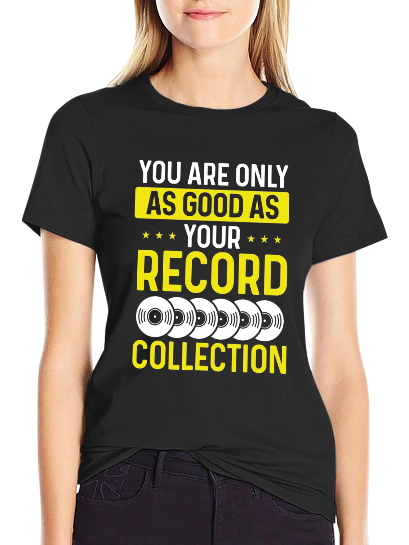 Record Collection T-Shirt - Music Lover Tee